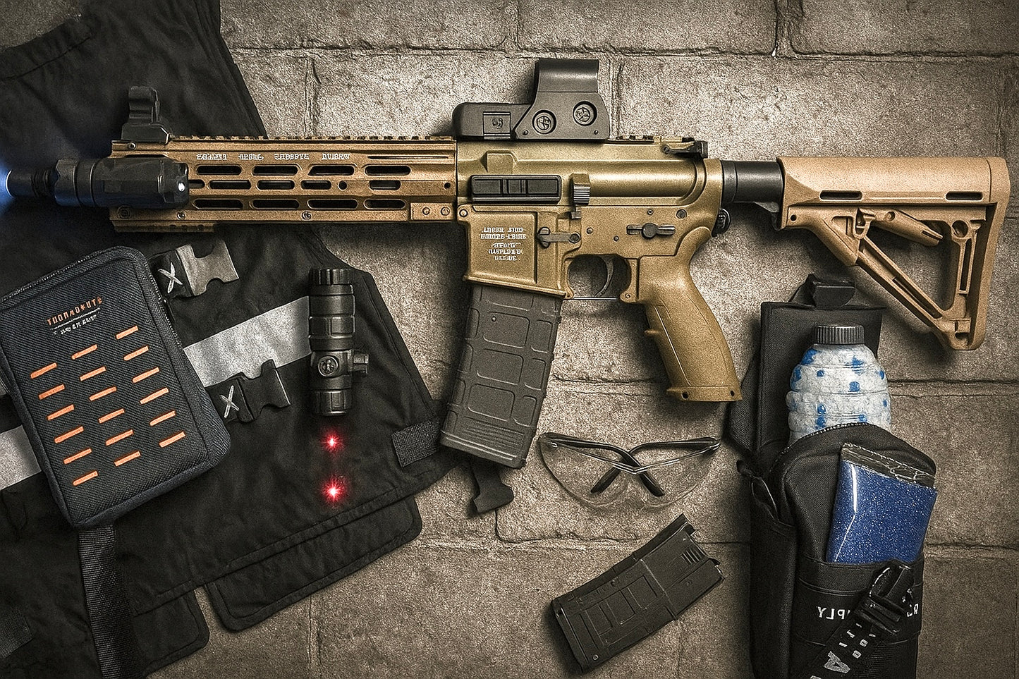 Hacker M416 - Nylon GelBlaster [+10,000 Orbeez]