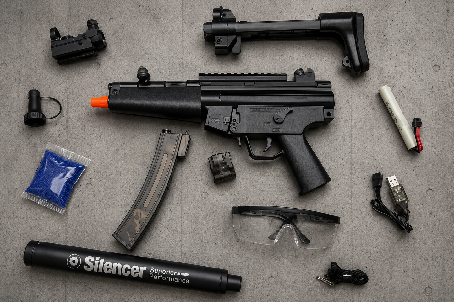 MP5 GelBlaster [+10,000 Orbeez]