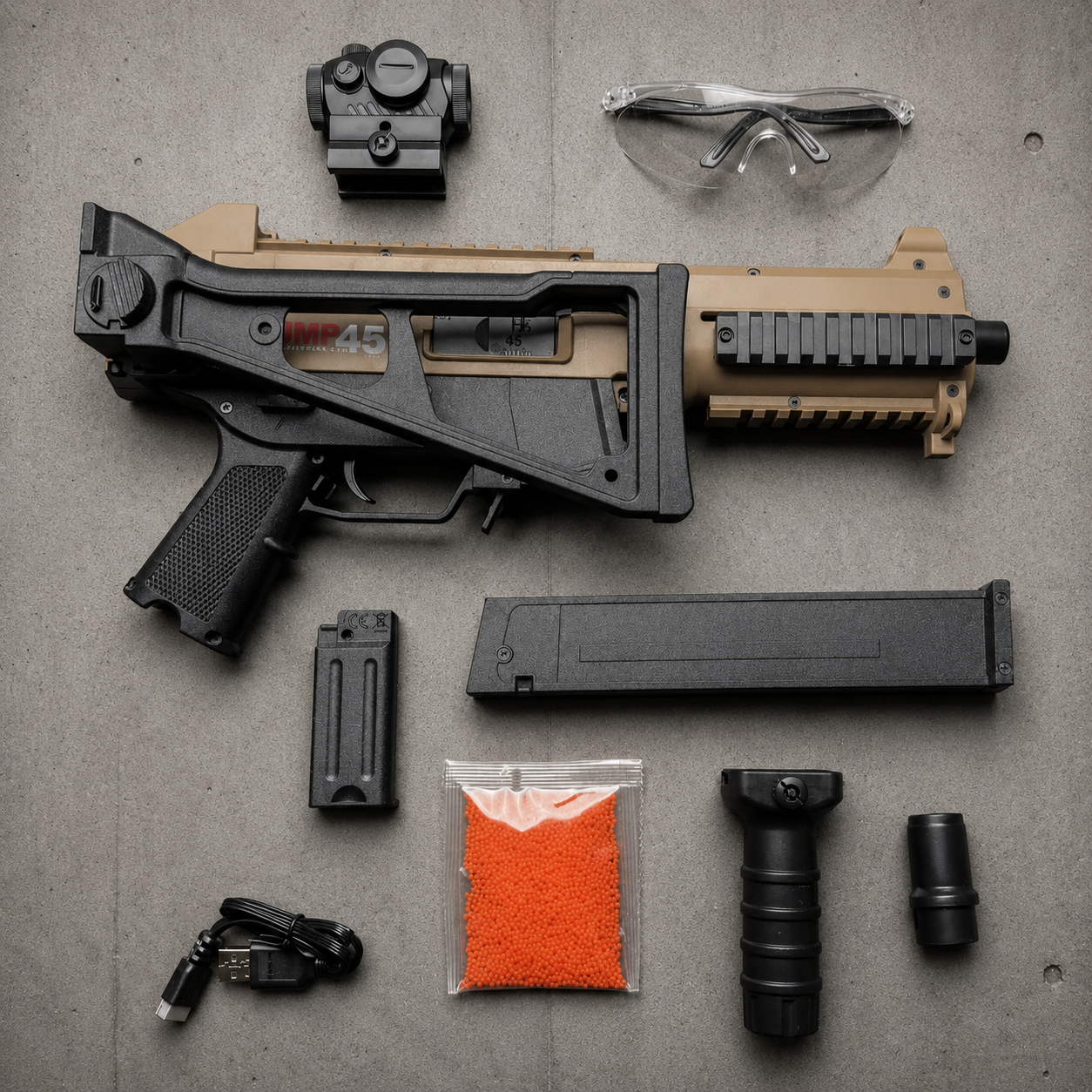 UMP-45 GelBlaster [+10,000 Orbeez]